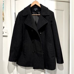 Retro Pea Coat - thick and warm - easy care